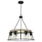 Quoizel Brockton Chandelier 6 Lights Grey Ash BRT5025GK - alternate 1